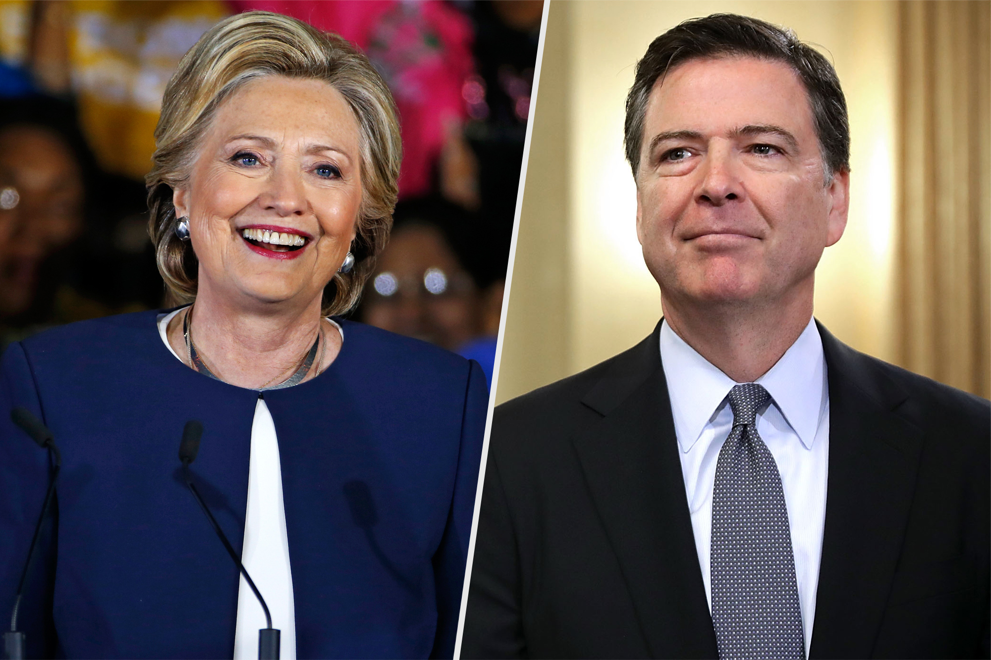 Image result for james comey hillary clinton