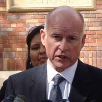Another Dem threatens Trump: CA Gov. Brown says ‘something’s gotta happen to this guy’