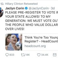 HERE WE GO=> Hillary Clinton Promotes Anti-Gun Parkland Student