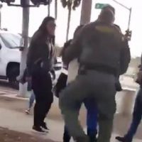Viral Videos=> Border Patrol Arrests Illegal Alien Mother Involved in Smuggling Ring as Her Children Cry