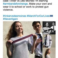 Parkland High School DNC Activist Lauren Hogg Deletes Tweet After James Woods Schools Her on History of Armbands
