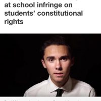 David Hogg Forgot His White Privilege When He Whined About Clear Backpacks