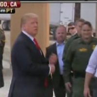 VIDEO=> Border Agent to Donald Trump at Border Wall: Scrap Metal Wall Reduced Illegal Crossings by 95%