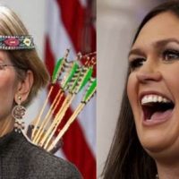 Sarah Huckabee Sanders Tops Pocahontas Warren in ‘Most Admired American Women’ Poll