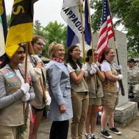 She Did it Again! Hillary Clinton Bundles Up Like an Eskimo For Memorial Day Parade