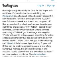 “THIS MAY LEAD TO DEATH” – Instagram-Facebook Posts Ominous Warning to Users Searching for ‘Donald Trump Jr.’