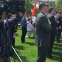 Bitter Protester ‘Takes a Knee’ During National Anthem at White House Military Appreciation Event (VIDEO)