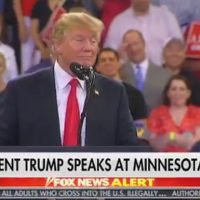 Crowd At Minnesota Trump Rally Chants ‘CNN Sucks!’ (VIDEO)
