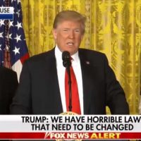 President Trump Declares U.S. Will Not Be A Migrant, Refugee Camp On His Watch