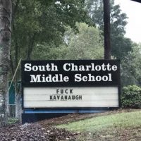 ‘F*ck Kavanaugh’ on middle school sign puts administrators on defense