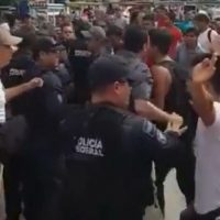 CARAVAN CHAOS: Honduran Migrants Face Off With Mexican Police – Pueblo Sin Fronteras Organizer Arrested (VIDEO)