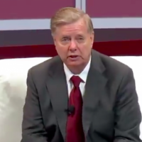 VIDEO: Crowd Outraged When Lindsey Graham Quotes Former Clinton Strategist