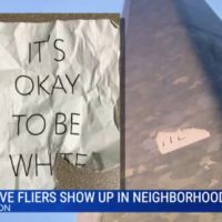 Liberals Triggered By “It’s Okay To Be White” Flyers In Portland