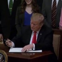 WATCH: President Trump Signs Executive Order to Protect Free Speech on College Campuses
