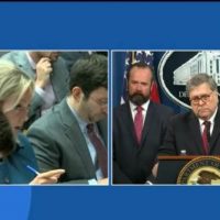 EPIC! AG Barr Shuts Down Rude Liberal Reporter Pointing at Him – Accusing Him of Protecting President Trump (VIDEO)