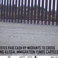 ‘Give me everything’: Video captures migrants paying cartel smugglers at end of border wall