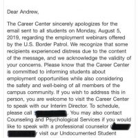 Cal State offers students ‘psychological services’ after email about Border Patrol jobs