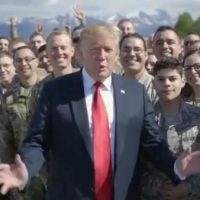 President Trump to Soldiers: “I’ve Got Your Backs”