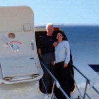 Bill Clinton Pictured with Epstein’s ‘Pimp’ Ghislaine Maxwell and a Sex Slave on Infamous Private Jet “Lolita Express”
