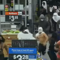 Footage Reveals Hundreds of Tampa Bay Looters Storming Walmart, Taking $100,000 in Merchandise