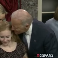 Latest "Bad Touch" Biden Incident Involves the Wife of a Wounded Officer