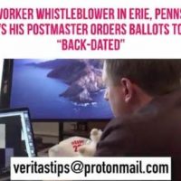 BREAKING: Project Veritas: Pennsylvania USPS Whistleblower Exposes Anti-Trump Postmaster’s Illegal Order to Back-Date Ballots (VIDEO)